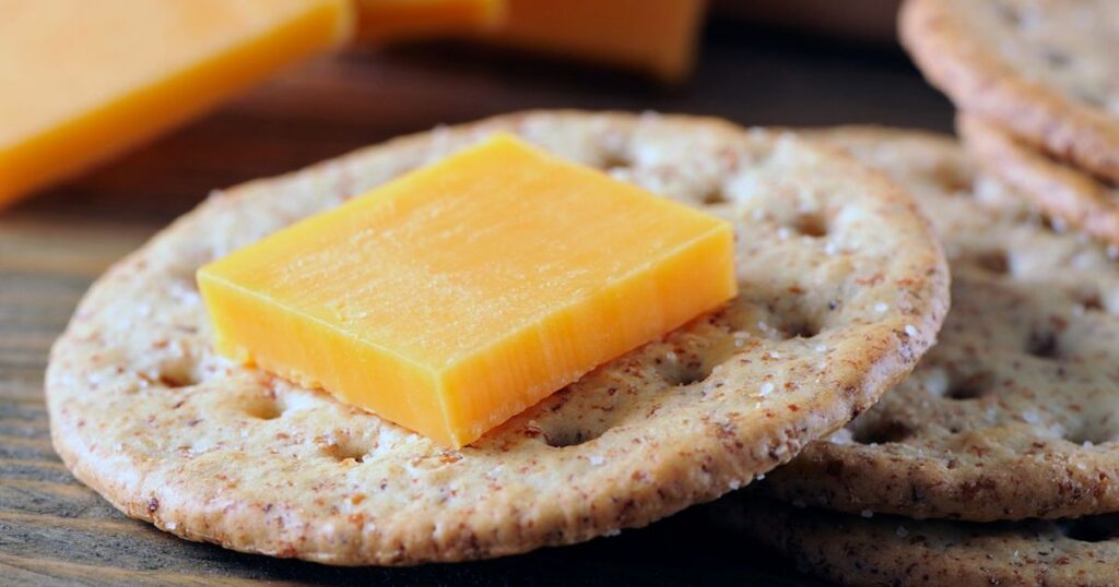 Whole Grain Crackers with Cheese