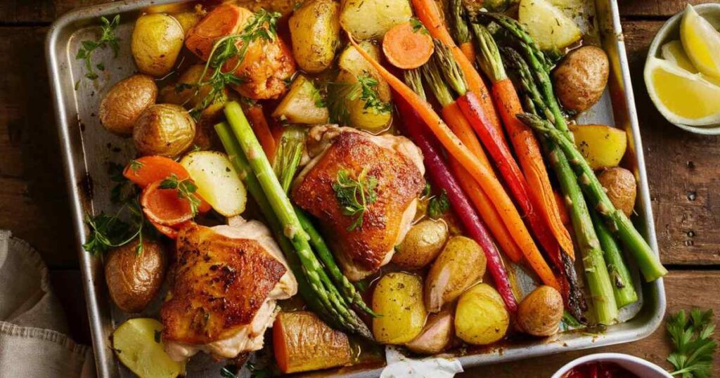 Serve the Sheet Pan Meal